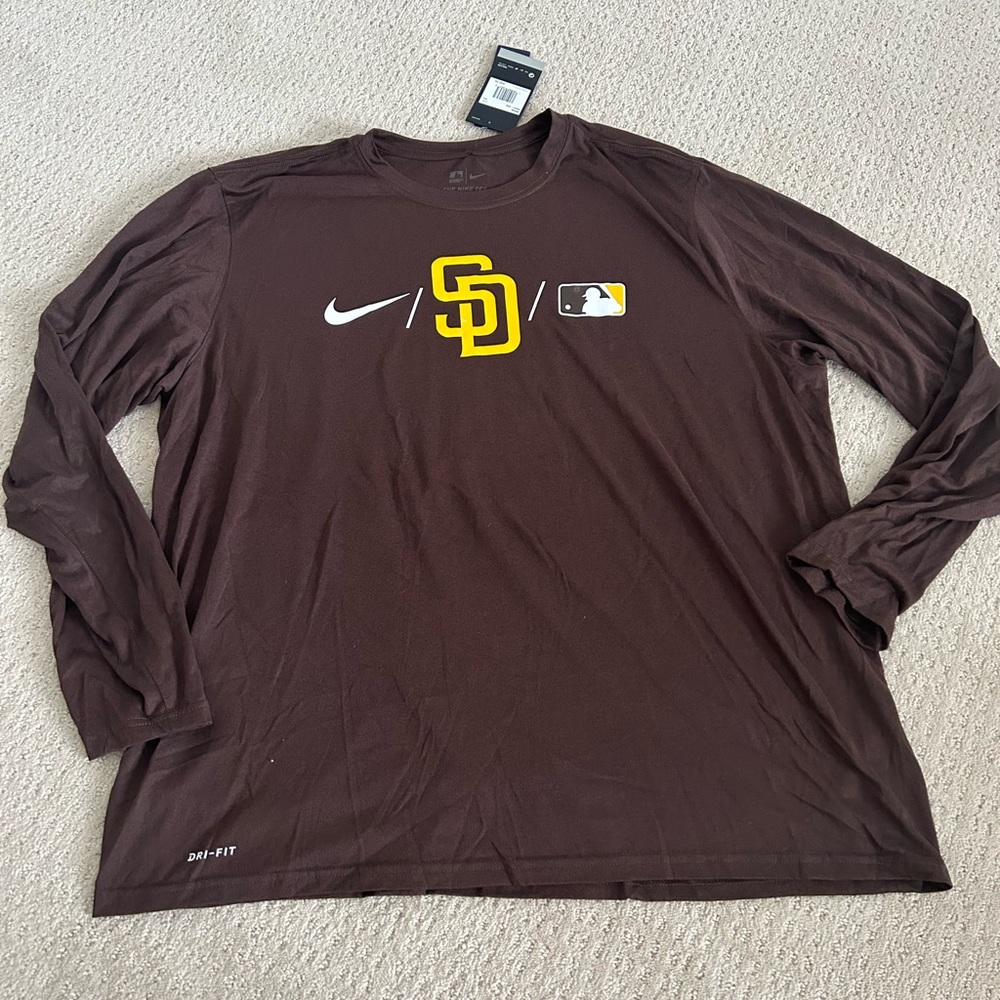 SAN DIEGO PADRES NIKE LONG SLEEVE